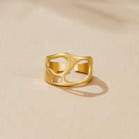 Golden Dream Hollow Ring