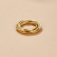 Twisted Mia Gold Ring