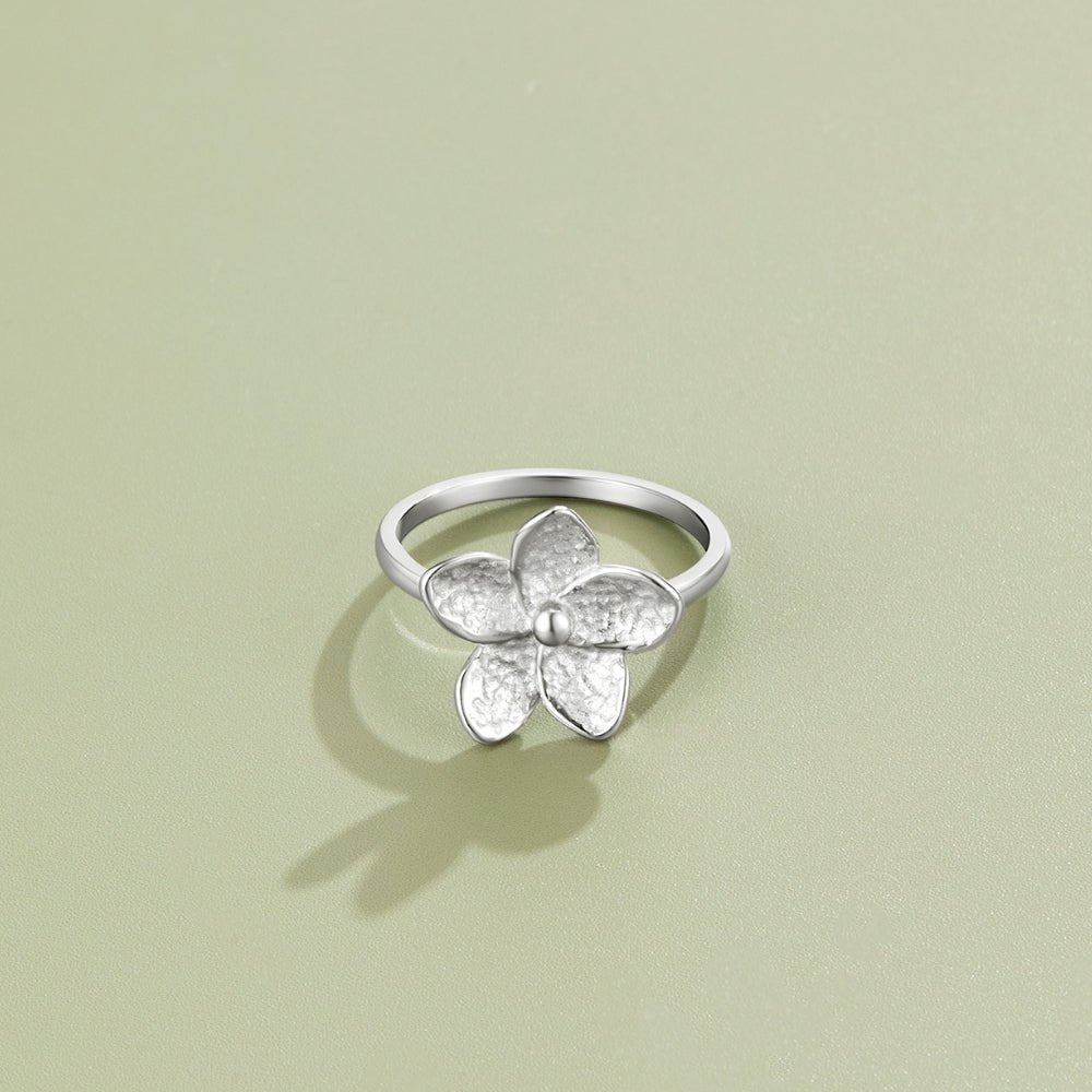 Blooming Silver Flower Ring - Beautiful Earth Boutique