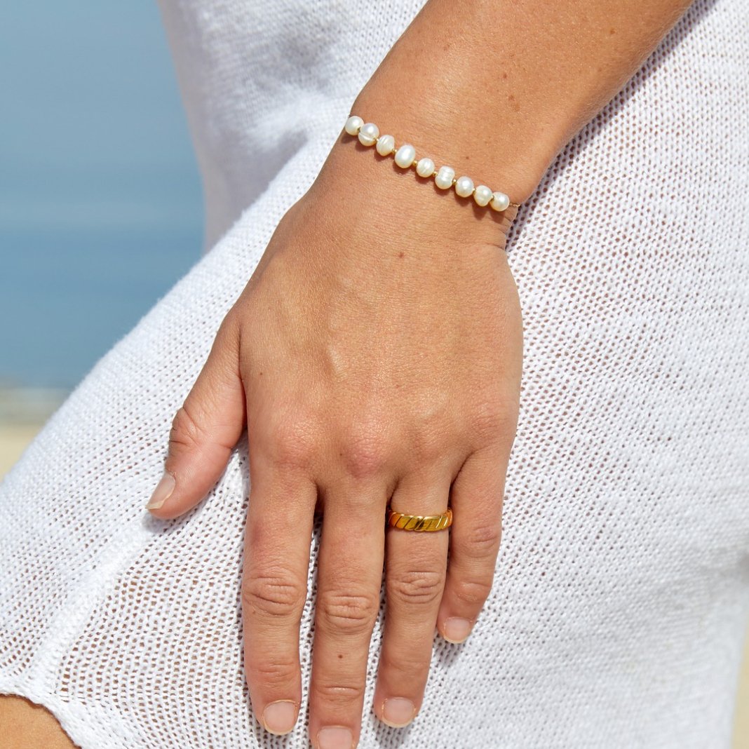 Eva Freshwater Pearl Bracelet - Beautiful Earth Boutique