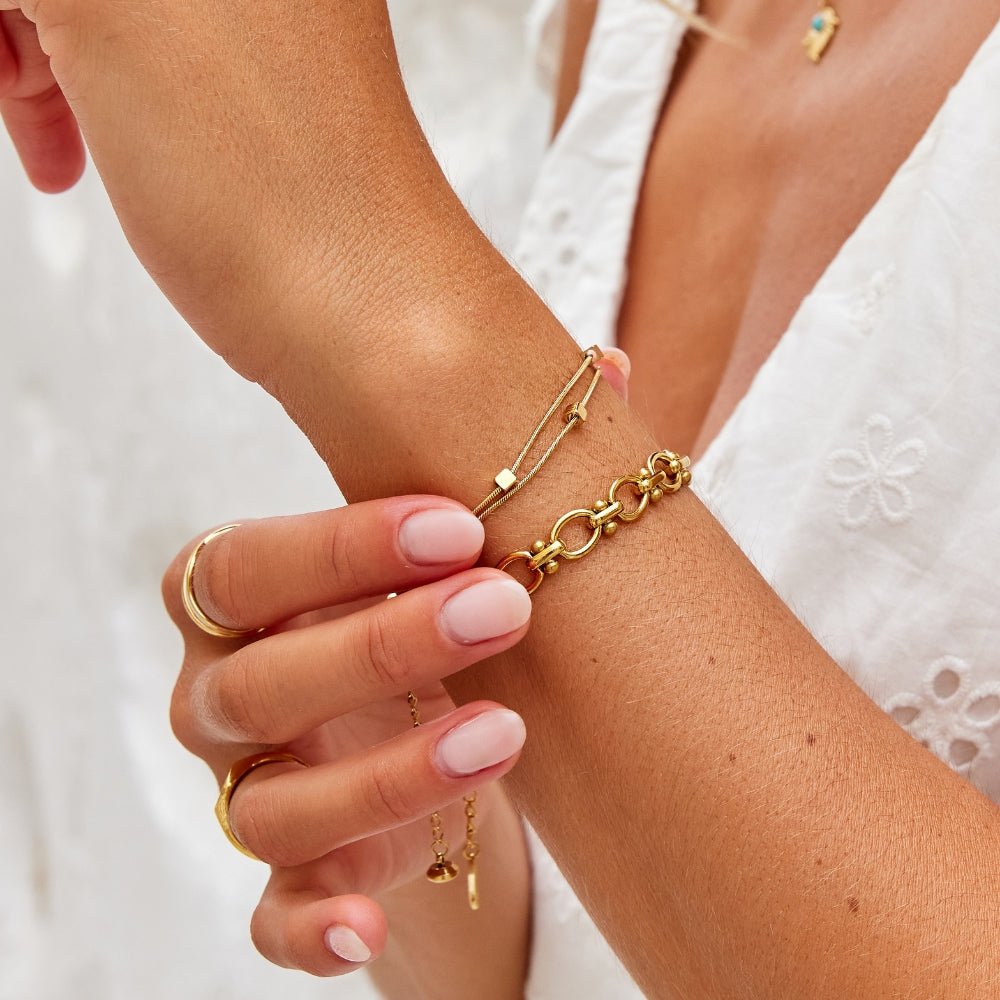 Free Mia Layered Cube Bracelet - Beautiful Earth Boutique