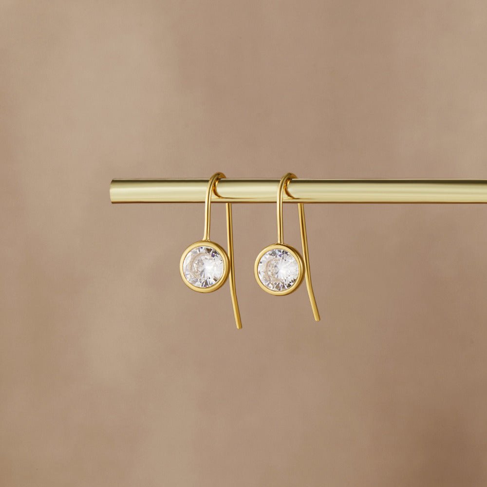 Olivia Crystal Drop Earrings - Beautiful Earth Boutique