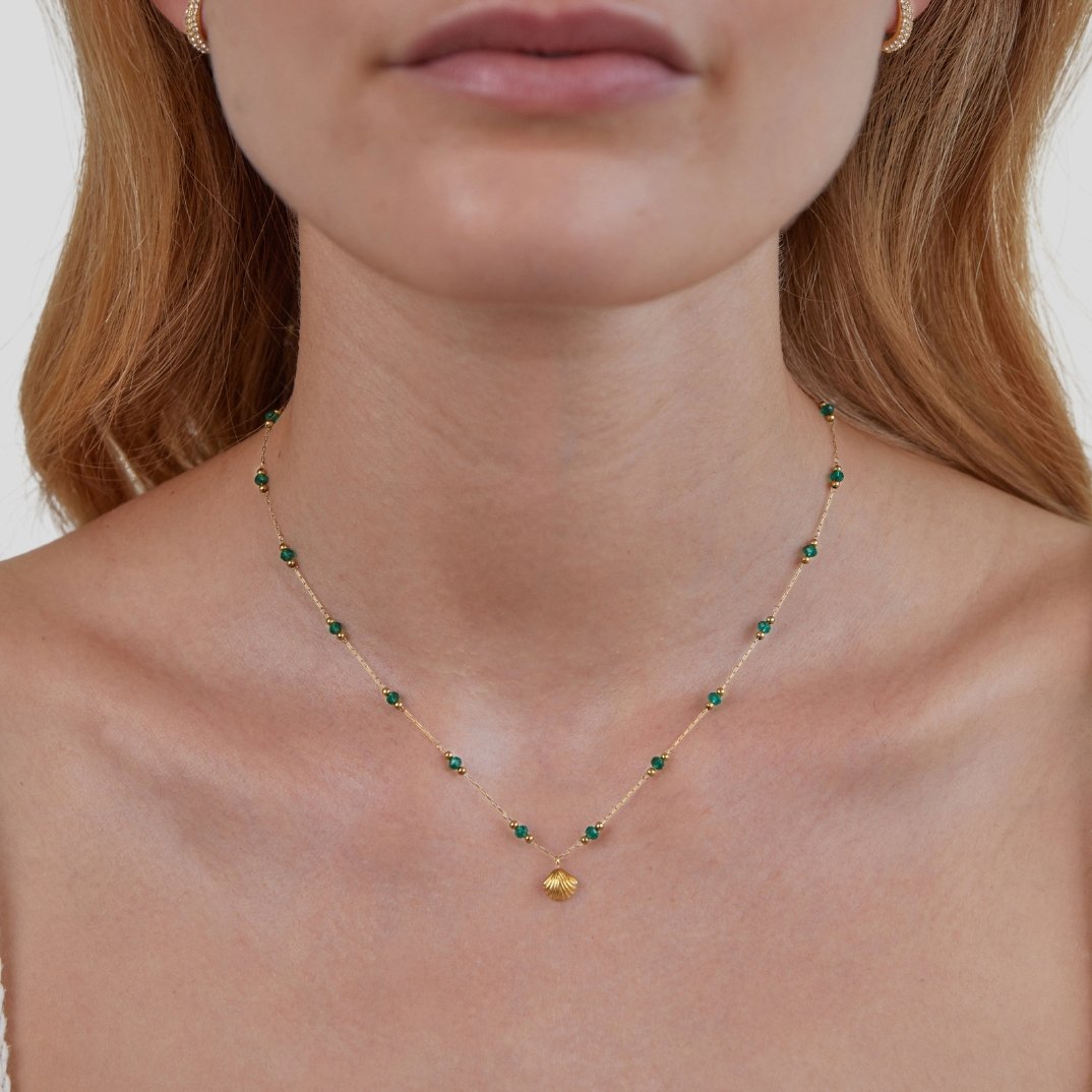 Ocean Lover Shell & Bead Necklace Set - Beautiful Earth Boutique