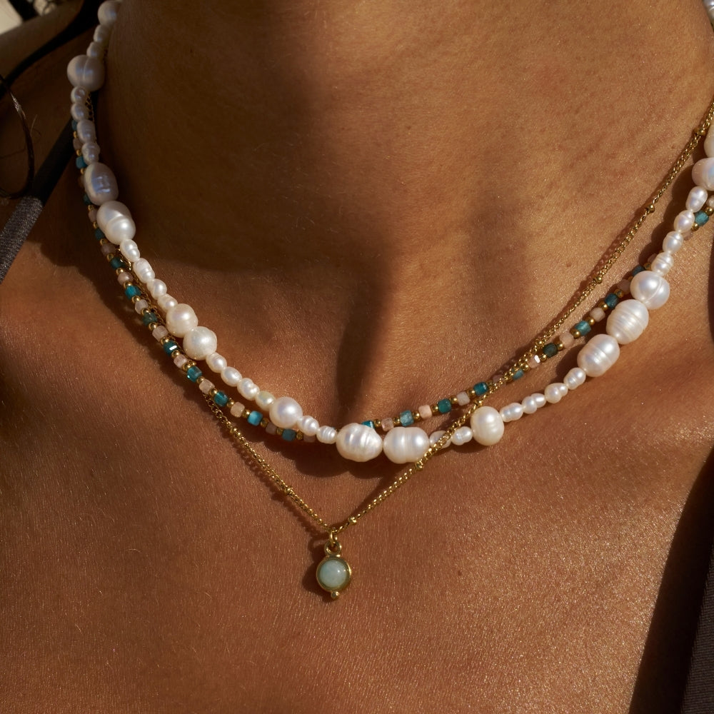 Alea Pearl Bead Necklace