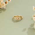 Aurora Crystal Flower Ring