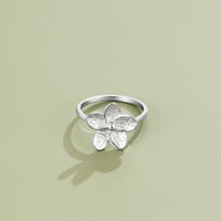 Blooming Silver Flower Ring