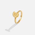 Golden Spiral Shell Ring