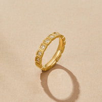 Hera Gold Crystal Ring
