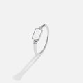 Silver Moonlight Pearl Shell Ring