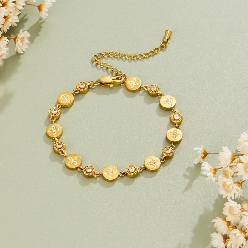 Spring Bloom Gold Bracelet