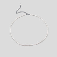 Temi Pearl Silver Necklace