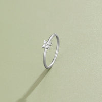 Tiny Petal Silver Ring