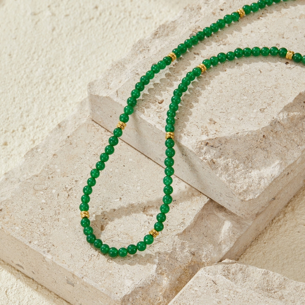 Winona Green Onyx Necklace