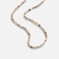Silver Alashan Stone Bead Necklace