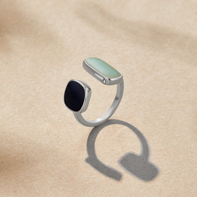 Aquamarine Wrap Silver Ring - Beautiful Earth Boutique