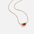 Aurelia Crystal Gold Necklace - Beautiful Earth Boutique