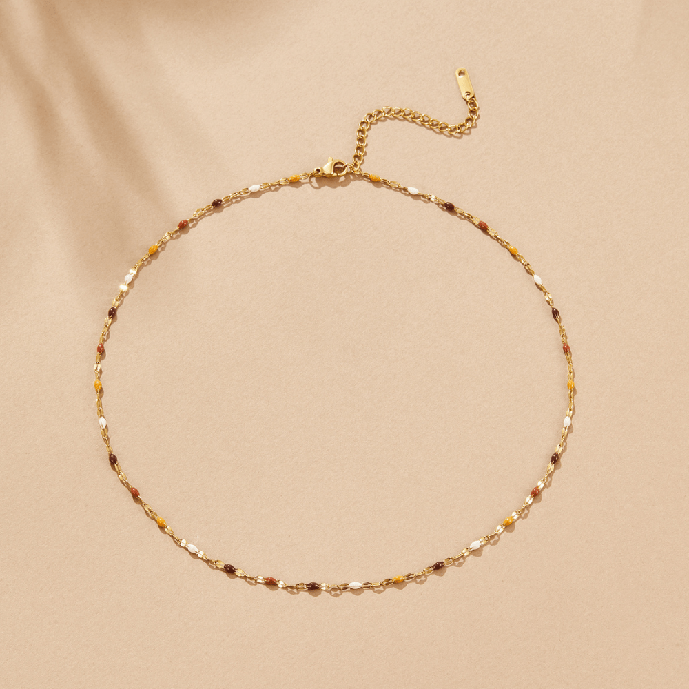 Aurora Stone Bead Necklace - Beautiful Earth Boutique