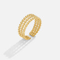 Beaded Ohio Gold Ring - Beautiful Earth Boutique