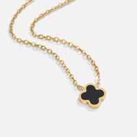Black Clover Necklace - Beautiful Earth Boutique