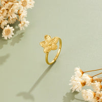 Blooming Gold Flower Ring - Beautiful Earth Boutique