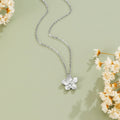 Blooming Silver Flower Necklace - Beautiful Earth Boutique