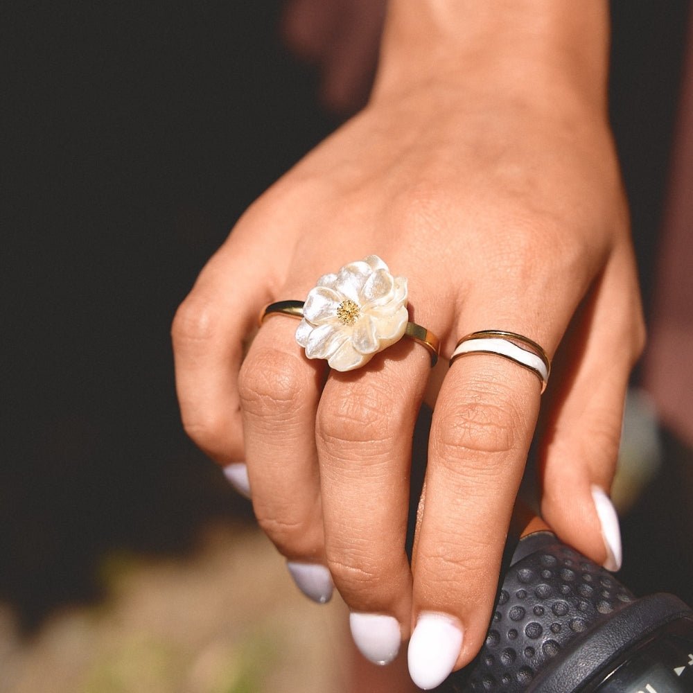 Camelia Bloom Ring - Beautiful Earth Boutique