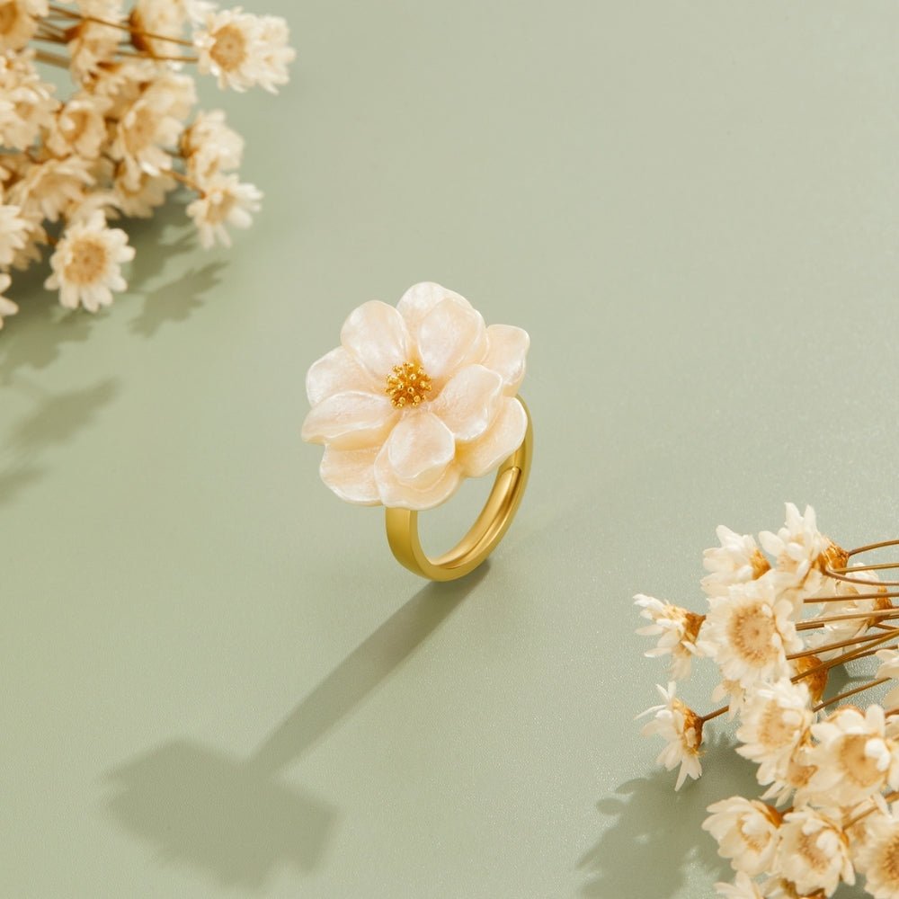 Camelia Bloom Ring - Beautiful Earth Boutique