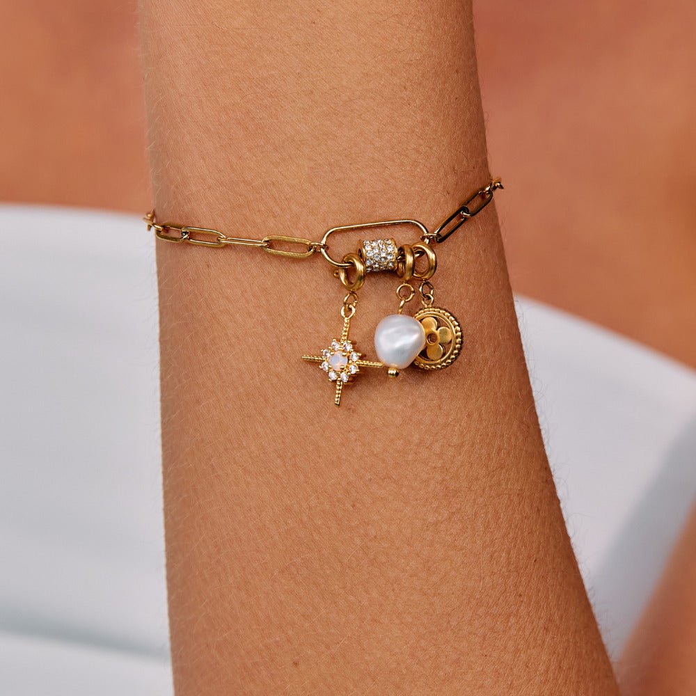 Crystal North Star Charm - Beautiful Earth Boutique