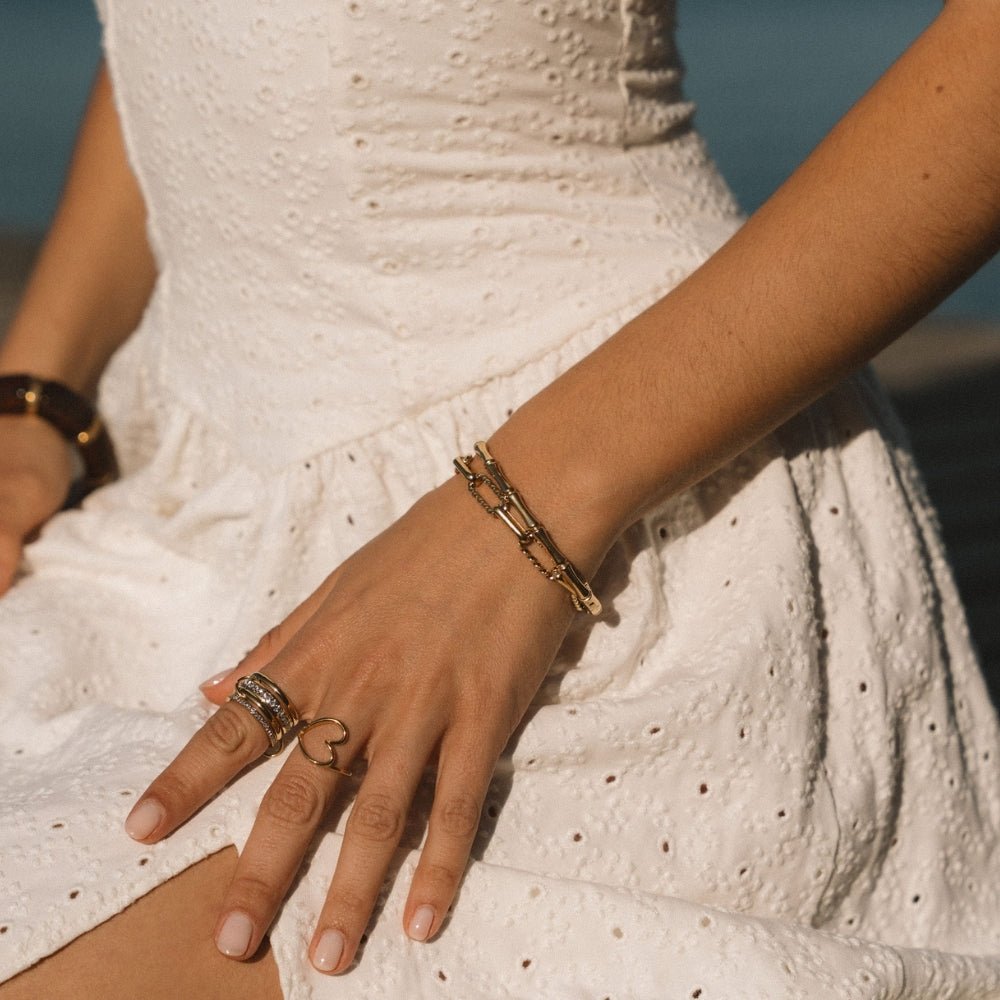 Jihan Chunky Chain Bracelet - Beautiful Earth Boutique