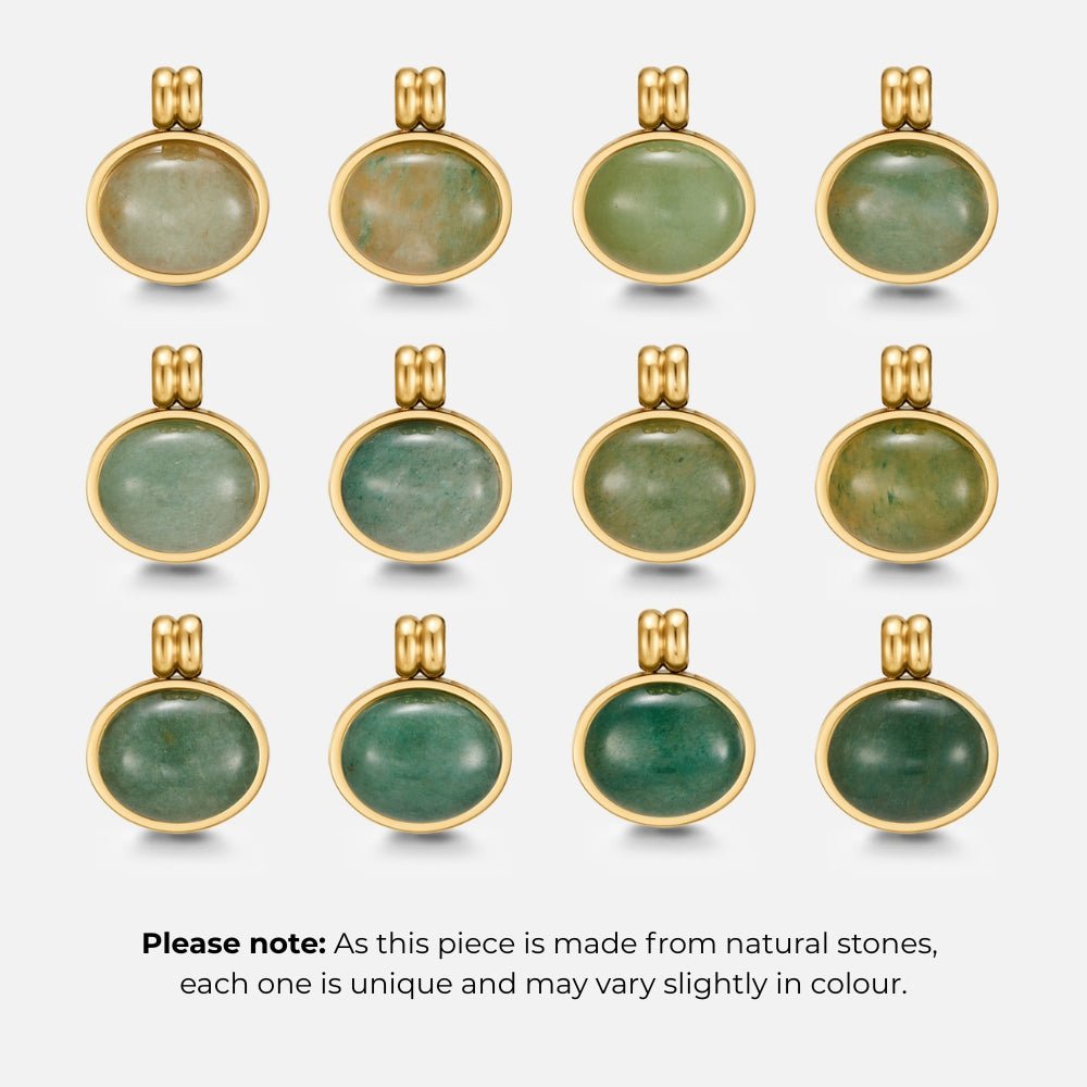 Liza Jade Pendant Necklace - Beautiful Earth Boutique