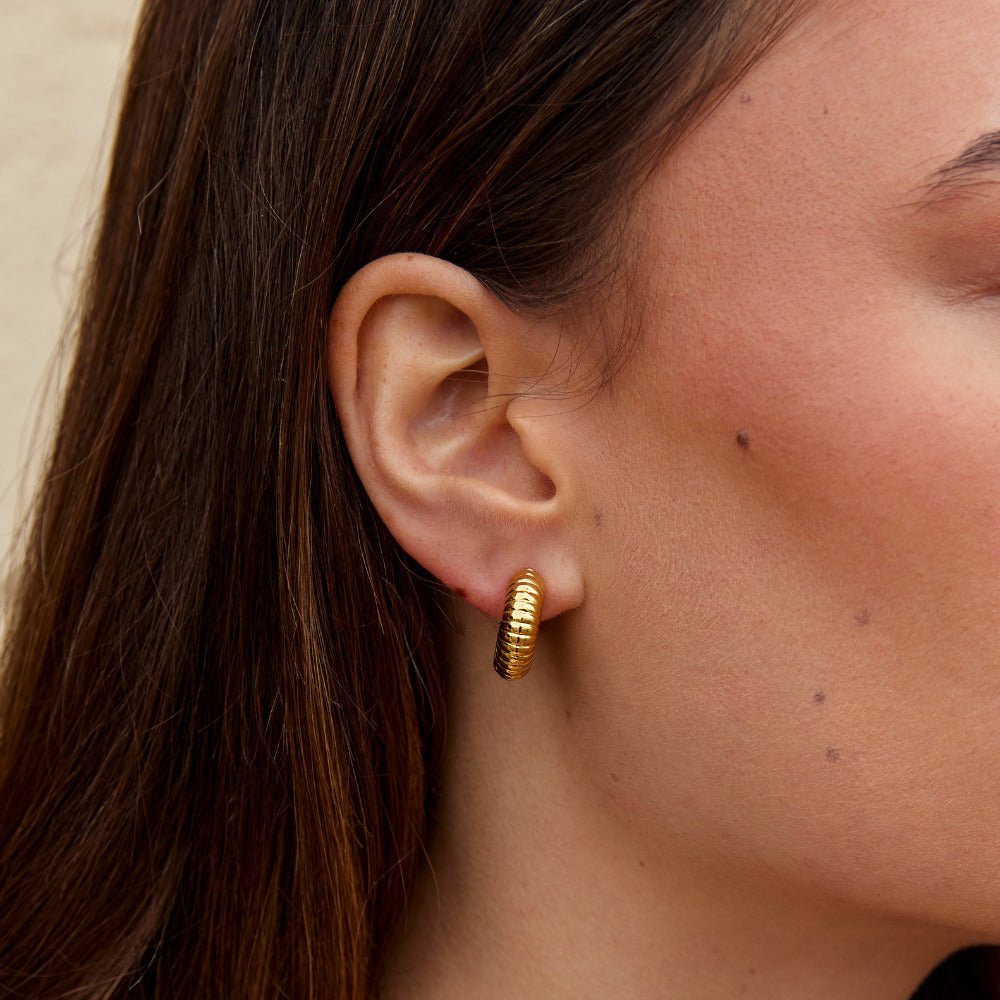 Lulu Spring Hoop Earrings - Beautiful Earth Boutique