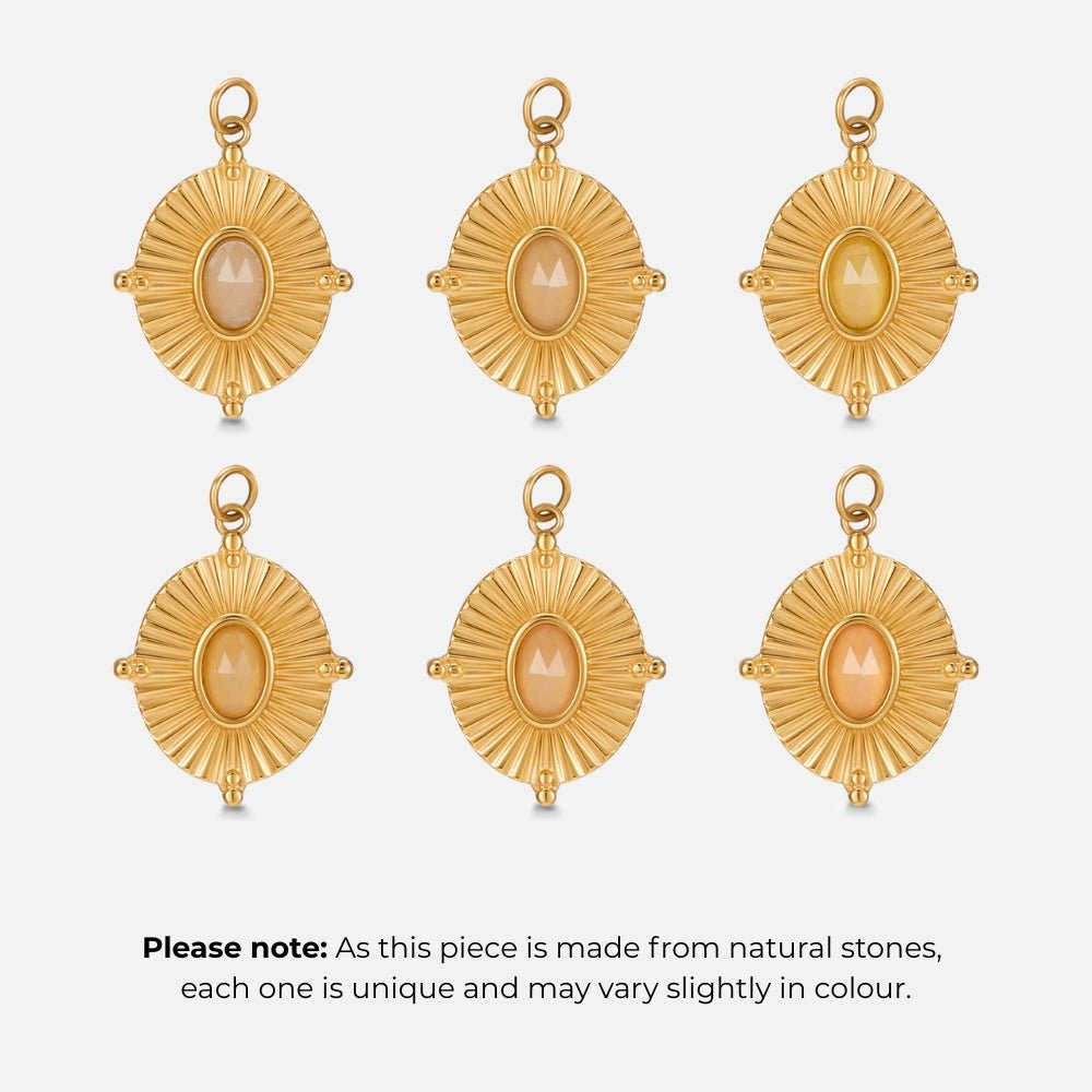 Monique Vintage Stone Necklace - Beautiful Earth Boutique