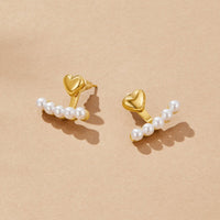 Pearl & Heart Romance Earrings - Beautiful Earth Boutique