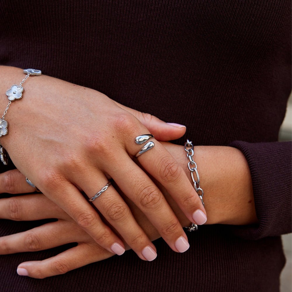 Raven Silver Wrap Ring - Beautiful Earth Boutique