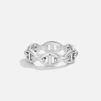 Raya Silver Chain Band Ring - Beautiful Earth Boutique