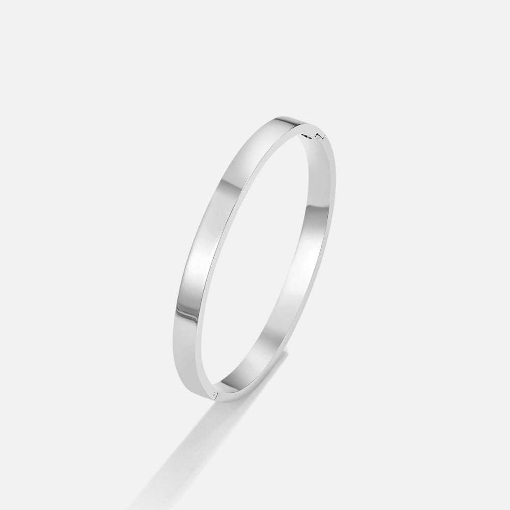 Rina Silver Bangle - Beautiful Earth Boutique