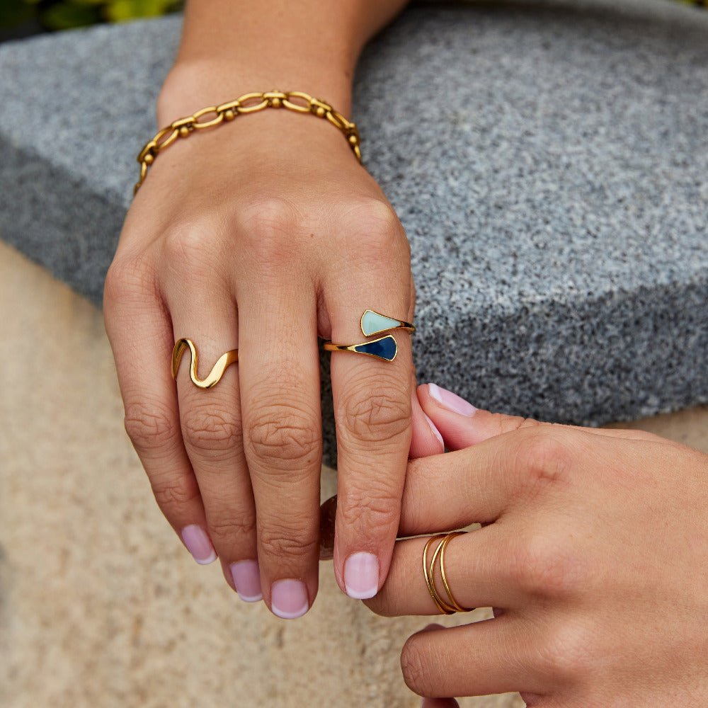 Safira Blue Dream Ring - Beautiful Earth Boutique