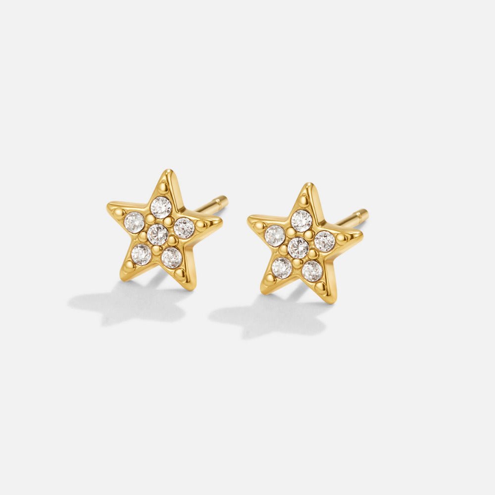 'Shooting Star' Stud Earrings - Beautiful Earth Boutique