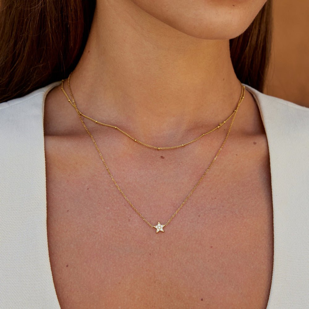 Tiny 'Shooting Star' Necklace - Beautiful Earth Boutique