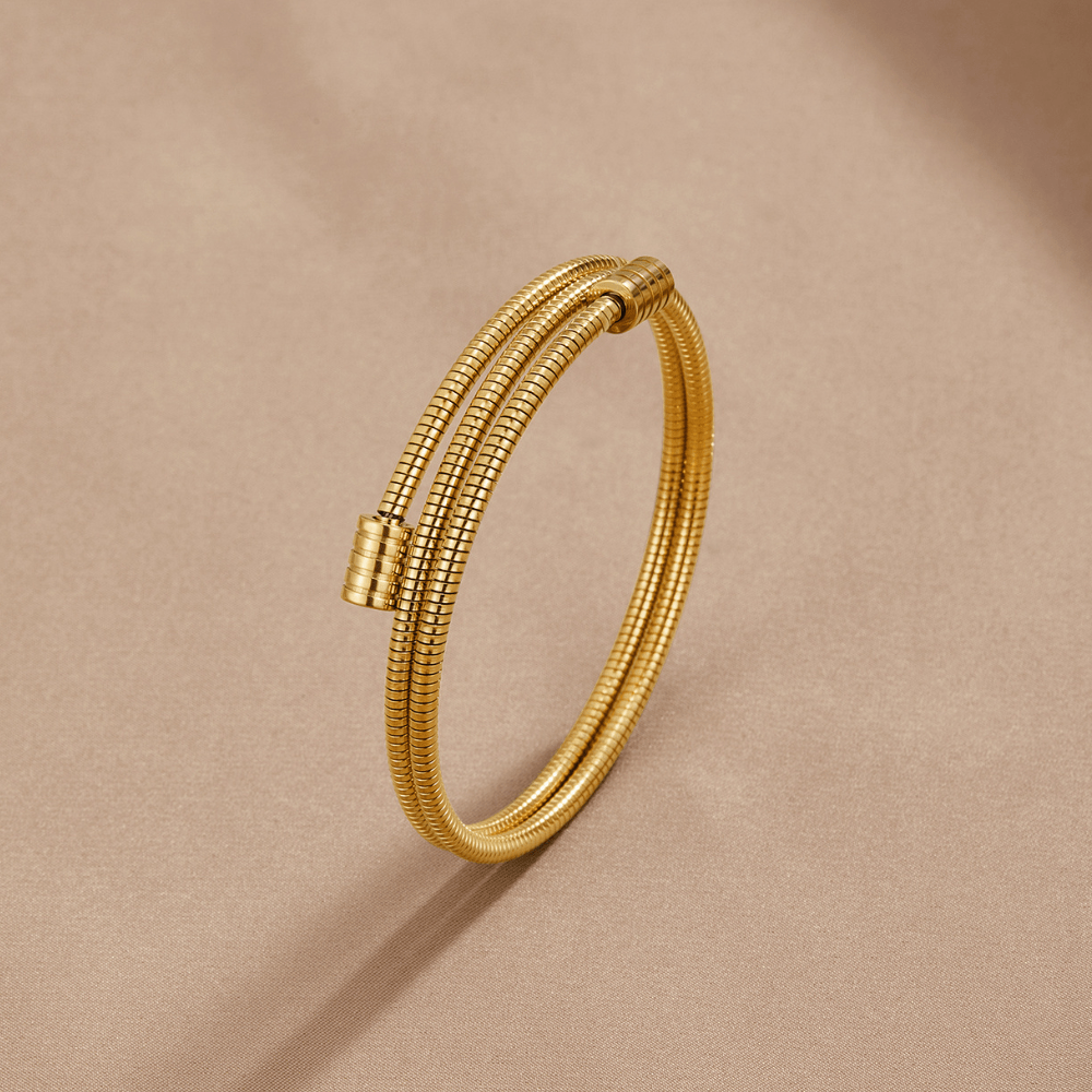 Twisted Gold Bracelet - Beautiful Earth Boutique