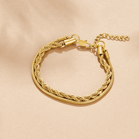 Twisted Leila Layered Bracelet - Beautiful Earth Boutique