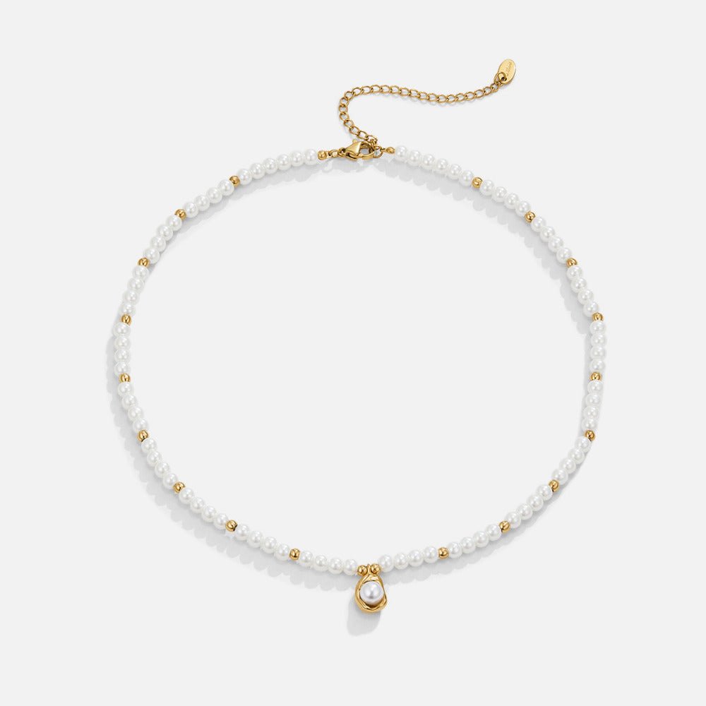 Vintage Golden Pearl Necklace - Beautiful Earth Boutique