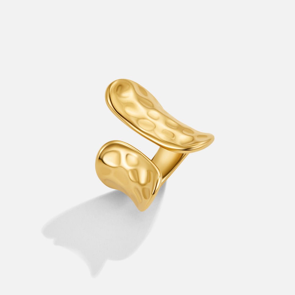 Yuna Geometric Gold Ring - Beautiful Earth Boutique