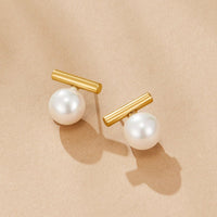 Yuna Pearl Stud Earrings - Beautiful Earth Boutique