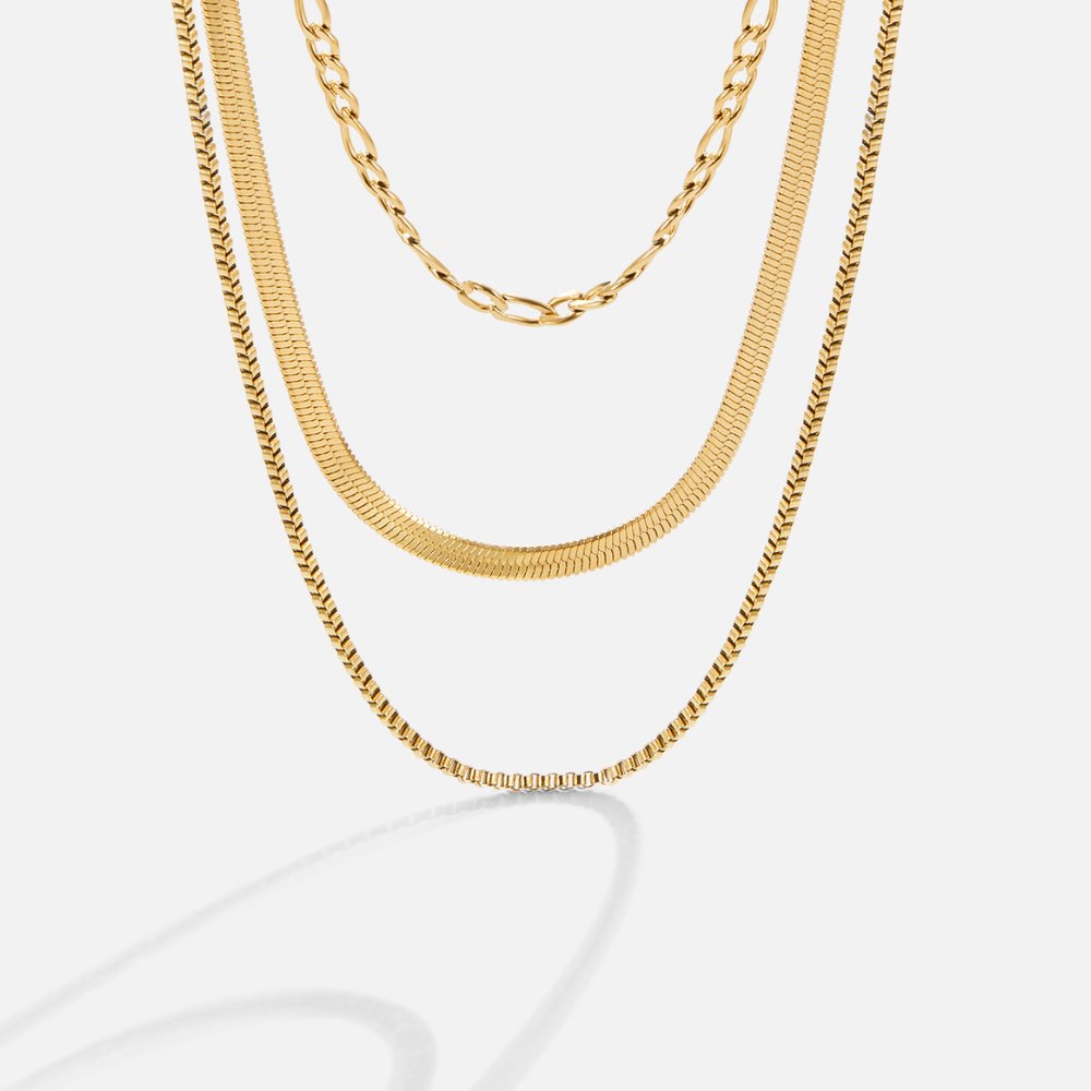 Vienna Layered Chain Necklace - Beautiful Earth Boutique